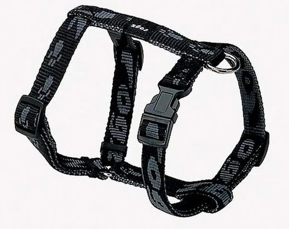 Rogz - Harnais en Nylon Noir pour Chiens