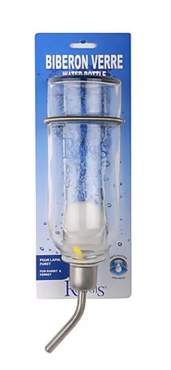 Rongis - Biberon en Verre pour Lapin et Furet - L