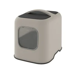 Rotho MyPet - Maison de Toilette Biala pour Chat - Cappuccino