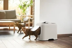 Rotho MyPet - Maison de Toilette Biala pour Chat - Cappuccino