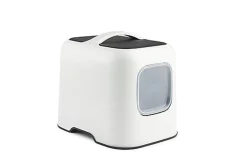 Rotho MyPet - Maison de Toilette Biala pour Chat - Blanc