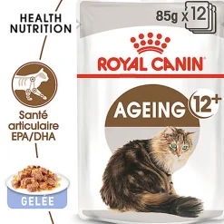 Royal Canin - Bouchées en Gelée AGEING12+ pour CHAT SENIOR - 12 x 85g