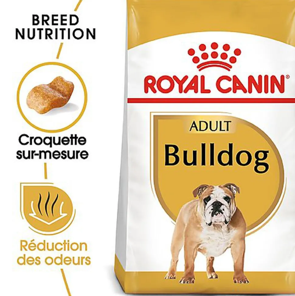 Royal Canin - Croquettes Bulldog pour Chien Adulte - 12Kg