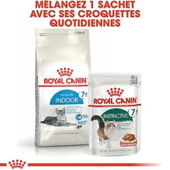 Royal Canin - Croquettes Indoor 7+ pour Chat Senior