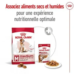 Royal Canin - Croquettes Medium Adulte 7+ pour Chien