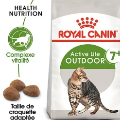 Royal Canin - Croquettes OUTDOOR7+ CHAT D'EXTERIEUR pour Chat Seniors