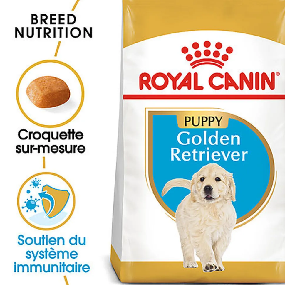 Royal Canin - Croquettes Puppy Golden Retriever Chiot jusqu'à 15 mois - 3 Kg