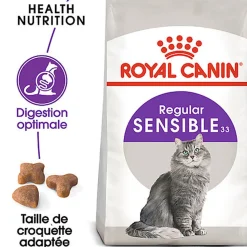 Royal Canin - Croquettes Sensible 33 pour Chat Adulte