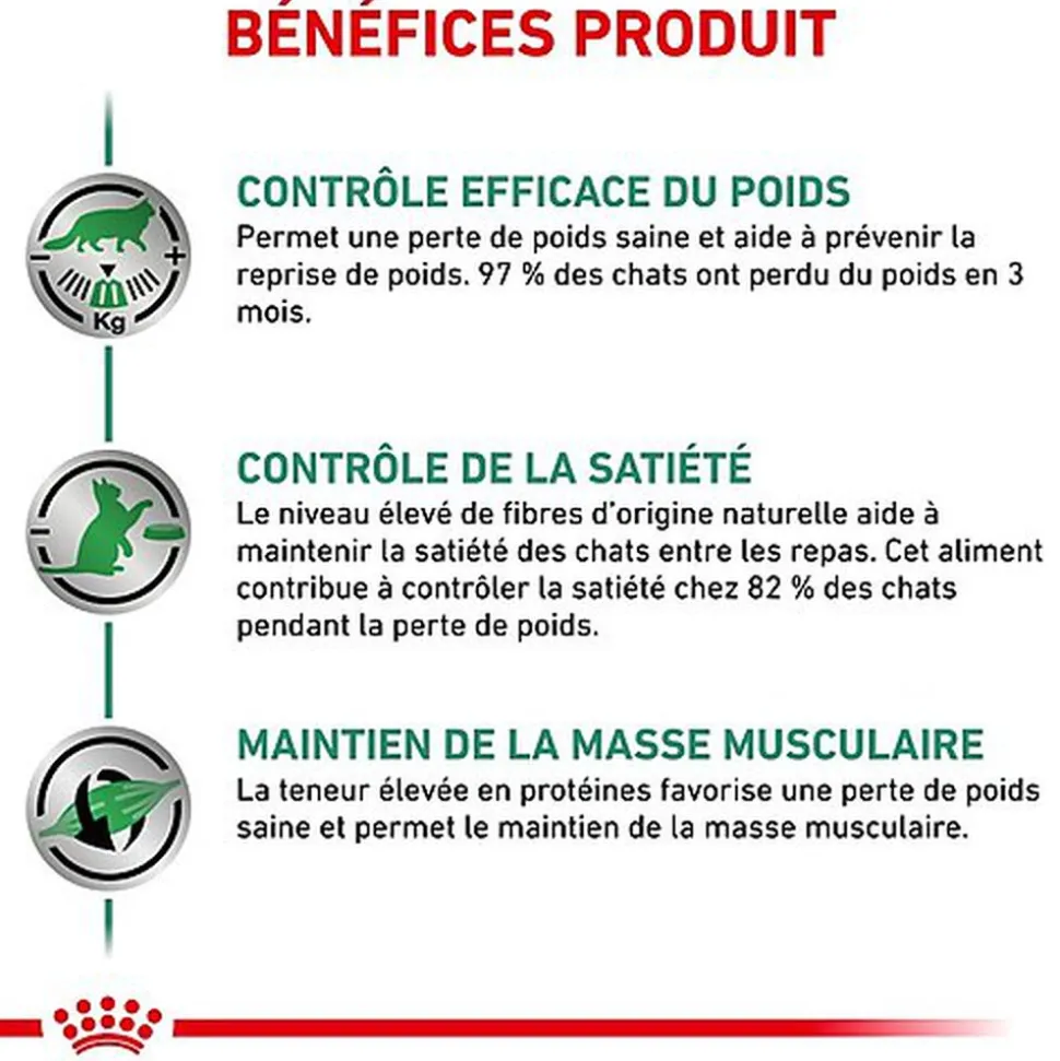 Royal Canin - Croquettes Veterinary Diet Satiety Support pour Chat