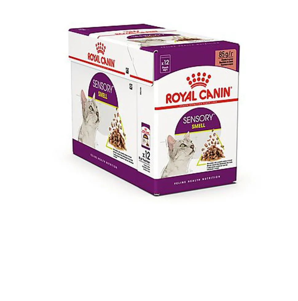 Royal Canin - Pâtée Sensory Smell en Sauce pour Chat - 12x85g