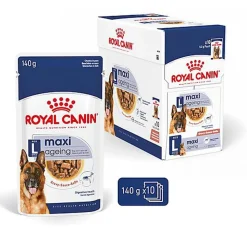 ROYAL CANIN - SACHET FRAICHEUR MAXI AGEING en sauce POUR CHIENS SENIORS - 10x140