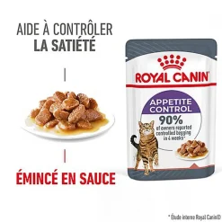 Royal Canin - Sachets Appetite Control Care en Sauce pour Chat - 12x85g