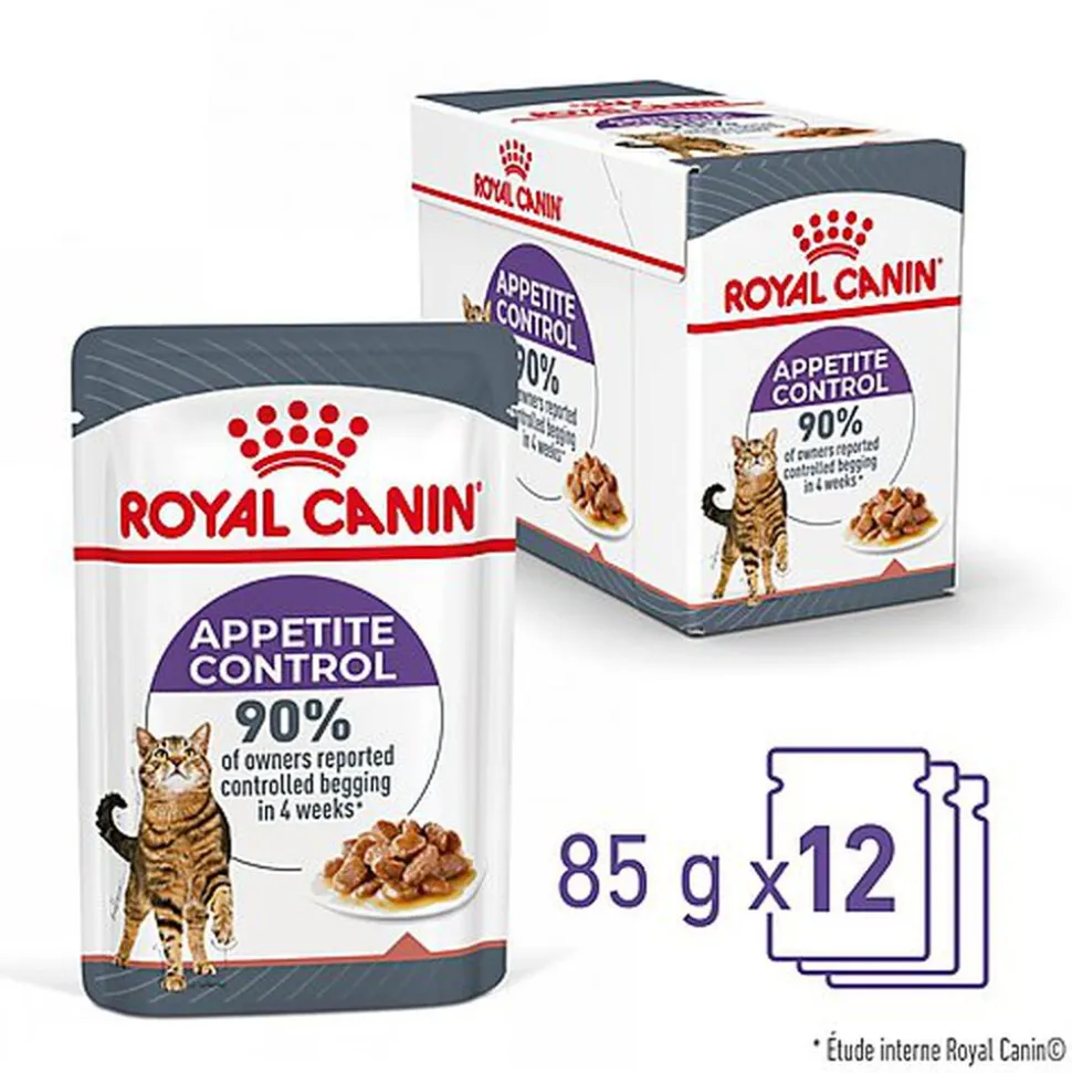 Royal Canin - Sachets Appetite Control Care en Sauce pour Chat - 12x85g