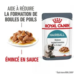 Royal Canin - Sachets Hairball Care en Sauce pour Chat - 12x85g