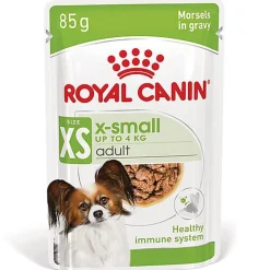 Royal Canin - Sachets Humides en Sauce X-Small Adult - 12x85g