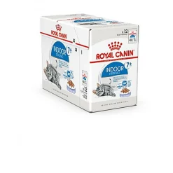 Royal Canin - Sachets Indoor 7+ en Gelée pour Chat - 12x85g