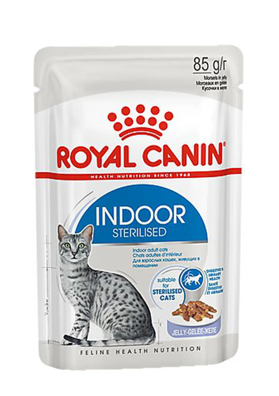 Royal Canin - Sachets Indoor en Gelée pour Chat - 12x85g