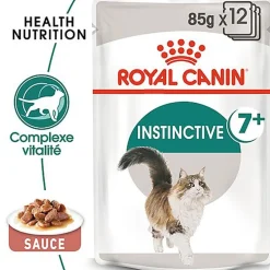 Royal Canin - Sachets Instinctive 7+ en Sauce pour Chat - 12x85g
