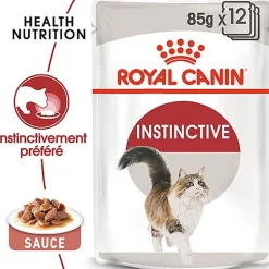 Royal Canin - Sachets Instinctive en Sauce pour Chat - 12x85g