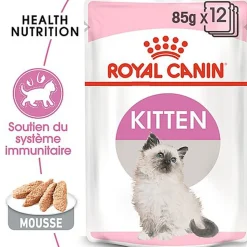 Royal Canin - Sachets Kitten en Mousse pour Chaton - 12x85g