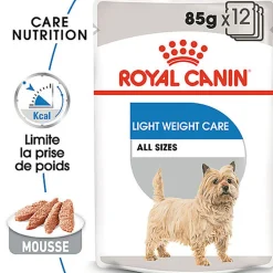 Royal Canin - Sachets Ultra Light en Mousse pour Chien - 12X85g