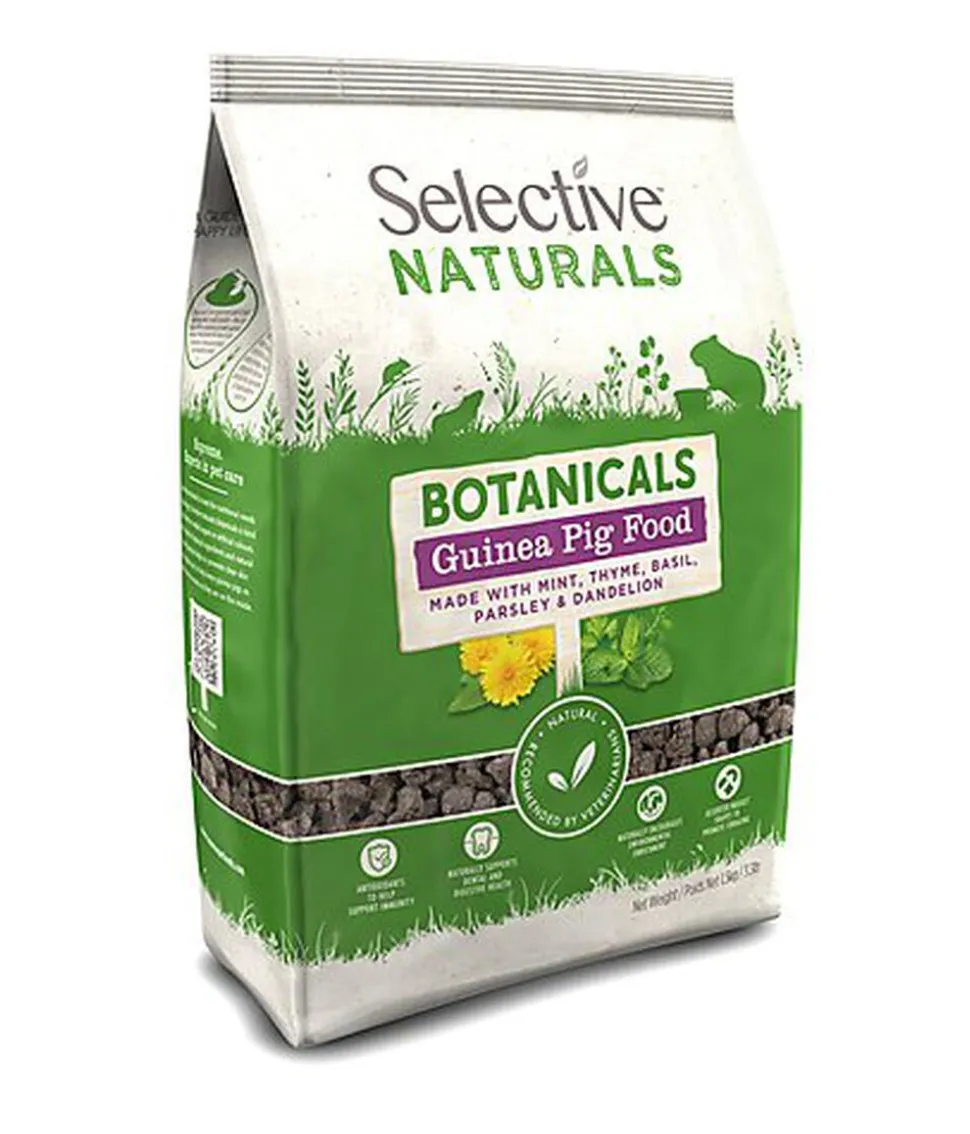 Selective Naturals - Aliment En Granulés Botanicals Guinea Cochon d'Inde - 1,5kg