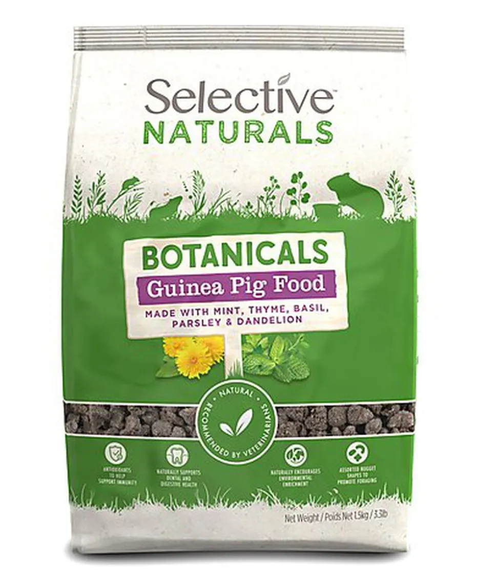 Selective Naturals - Aliment En Granulés Botanicals Guinea Cochon d'Inde - 1,5kg