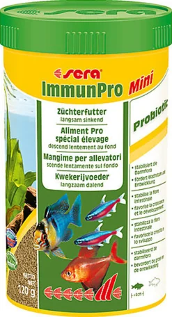 Sera - Aliments Spécial Élevage ImmunPro Mini pour Poissons - 250ml