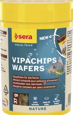 Sera - Aliments )Vipachips Wafers pour Poissons d'Ornement - 37g/100ml