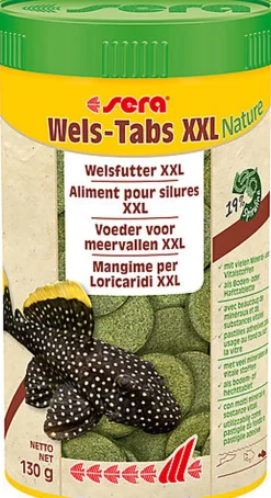 Sera - Aliments Wels-Tabs XXL pour les Silures de Grande Taille - 250ml