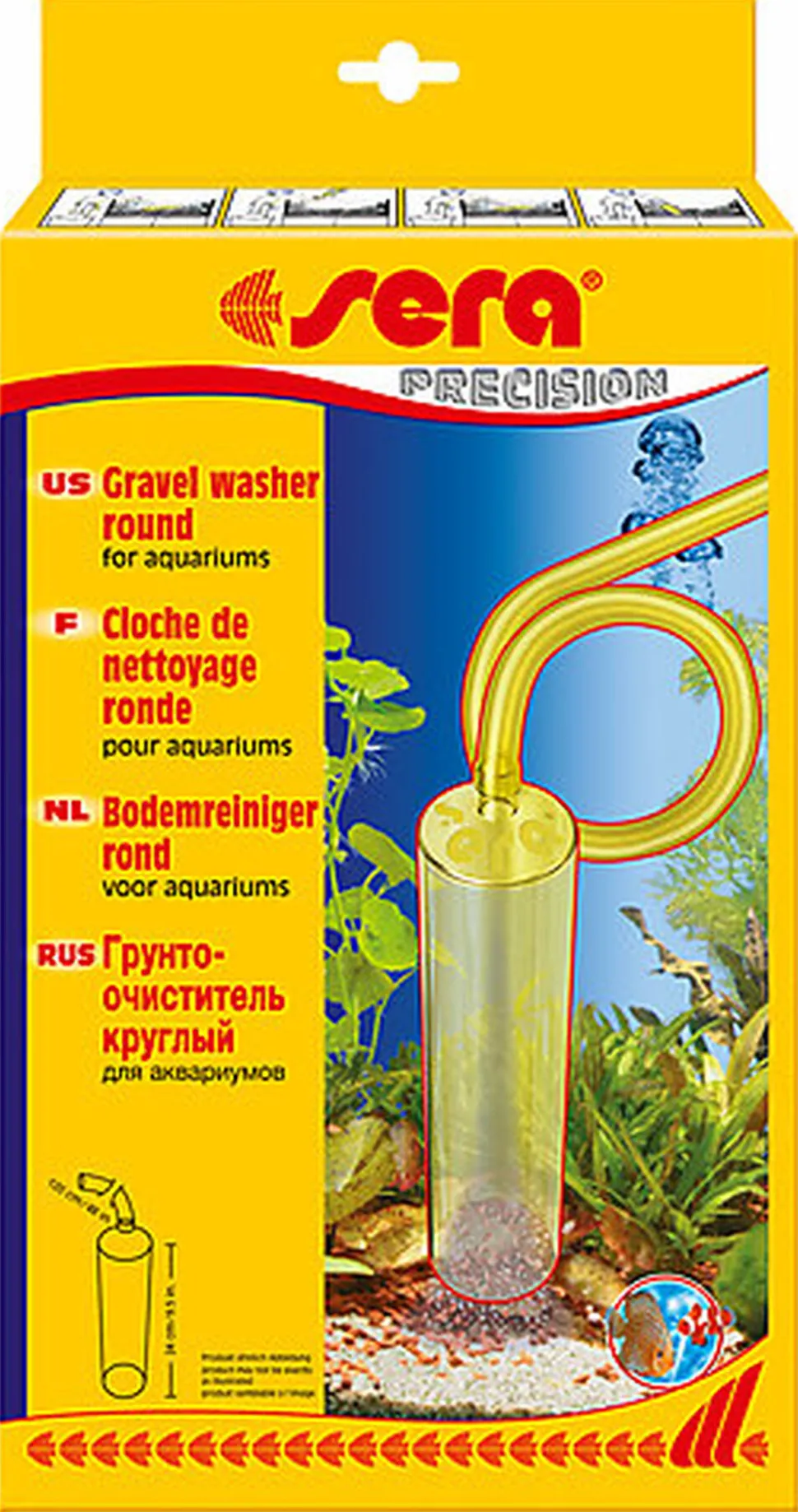 Sera - Cloche de Nettoyage Ronde pour Aquarium