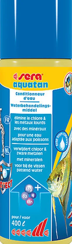 Sera - Conditionneur d'Eau Aquatan pour Aquarium - 100ml