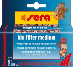 Sera - Conditionneur d'Eau en Granulés Siporax Bio Active pour Aquarium - 35g