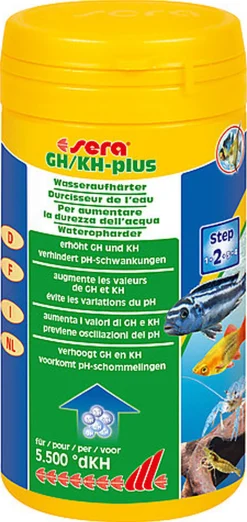Sera - Durcisseur de l'Eau GH/KH-Plus pour Aquarium - 250ml