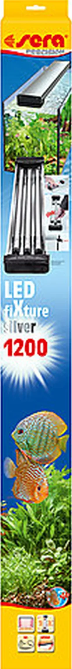 Sera - Support LED fiXture Inox pour Aquarium - 120cm