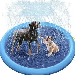 Summer Vibes - Tapis à Jet Bleu pour Chiens - 24,50cm