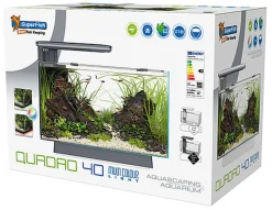 Superfish - Aquarium Quadro 40 Multi Colour - Blanc