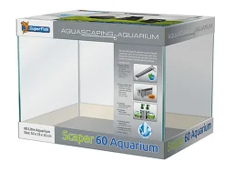 Superfish - Aquarium SCAPER 60 en Verre Crystal Clear - 60L