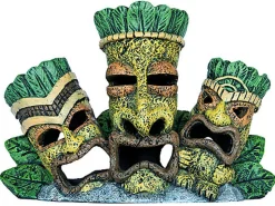 Superfish - Décoration Tiki Triple Brown pour Aquarium - 16cm