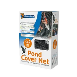 Superfish - Filet de Protection 3x4m +10 Piquets pour Bassin