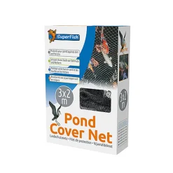 Superfish - Filet de Protection 3x2m +10 Piquets pour Bassin