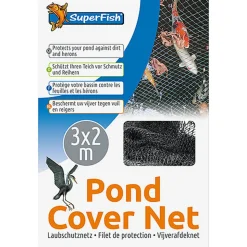 Superfish - Filet de Protection 3x2m +10 Piquets pour Bassin