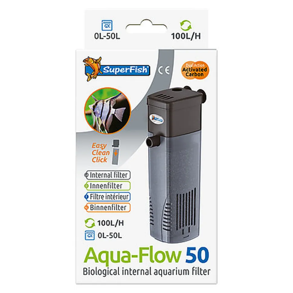 Superfish - Filtre Intérieur Aqua-Flow 50 - 100L/H