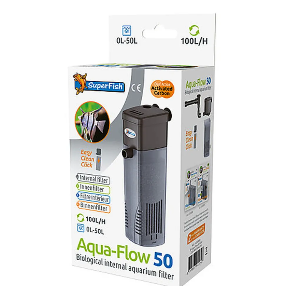 Superfish - Filtre Intérieur Aqua-Flow 50 - 100L/H