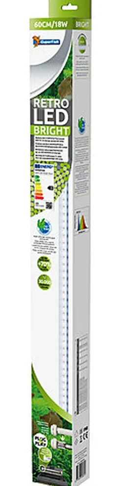 Superfish - Lampe Retro LED BRIGHT T8 etT5 pour Aquarium - 60cm/18W