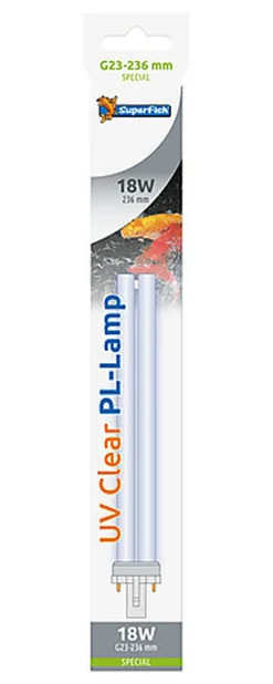 Superfish - Lampe UV Clear PL 18W G23-236MM SP pour Bassin