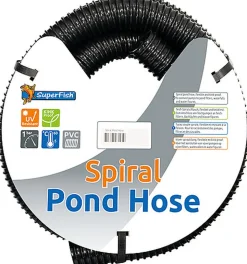 Superfish - Tuyaux Spiral Noir - 25mm/ 5m