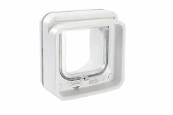 Sure PetCare - Chatière SureFlap à puce Électronique Connect pour Chat - Blanc