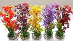 Sydeco - Décoration Cocktail Plante Medium pour aquarium - 25cm