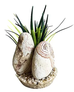 Sydeco - Décoration Plante Artificielle Rainbow Stone pour Aquarium
